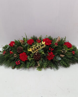 centro de mesa navideño