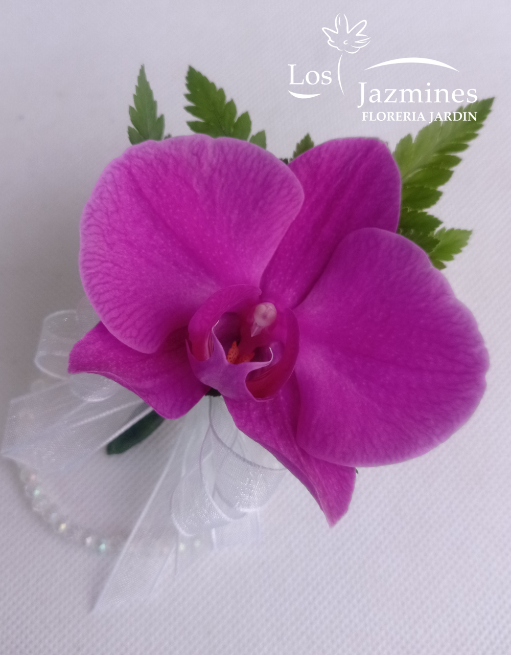 corsage orquidea morada