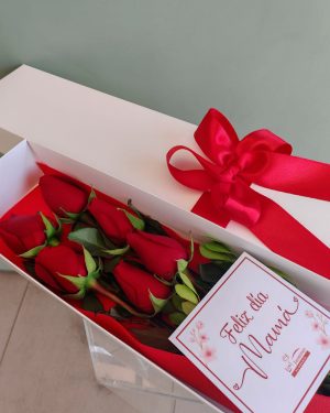 Caja Con 6 Rosas
